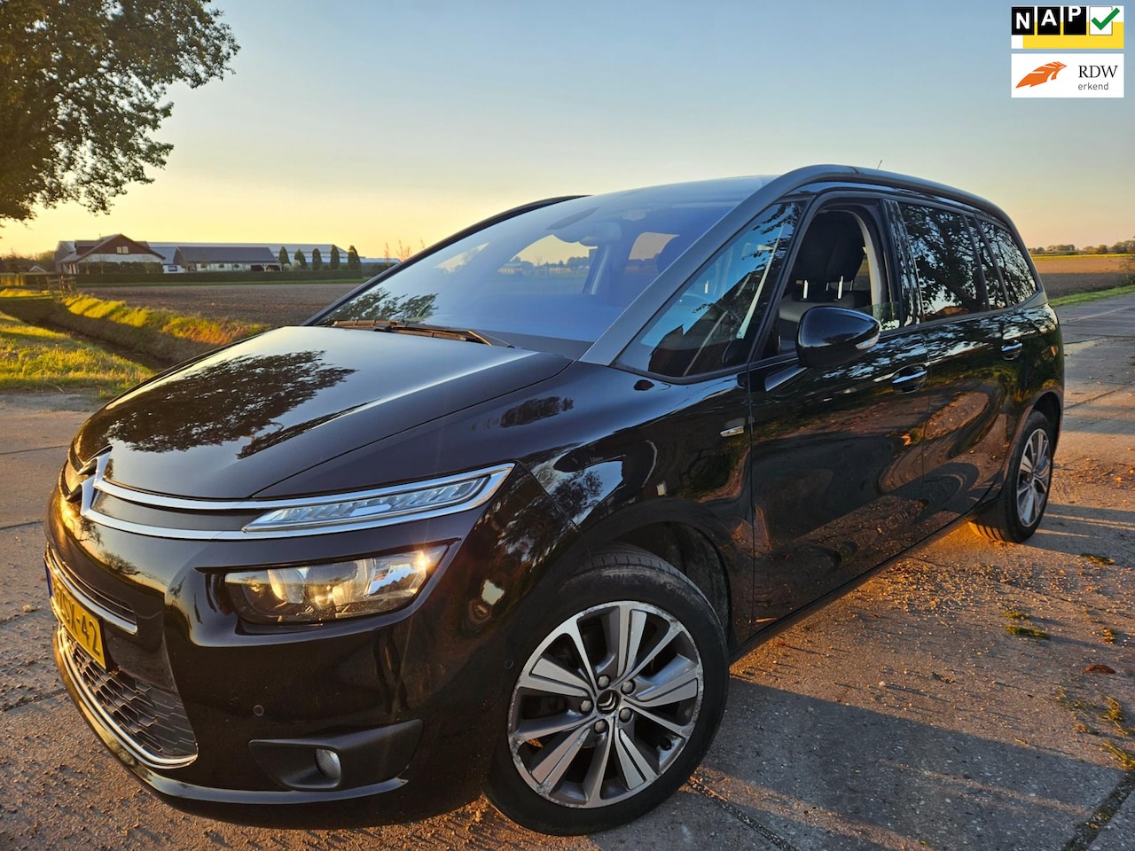 Citroën Grand C4 Picasso - 1.6 BlueHDi Exclusive/ 7 pers./ leder/ clima/ navi/ camera/ euro 5 - AutoWereld.nl