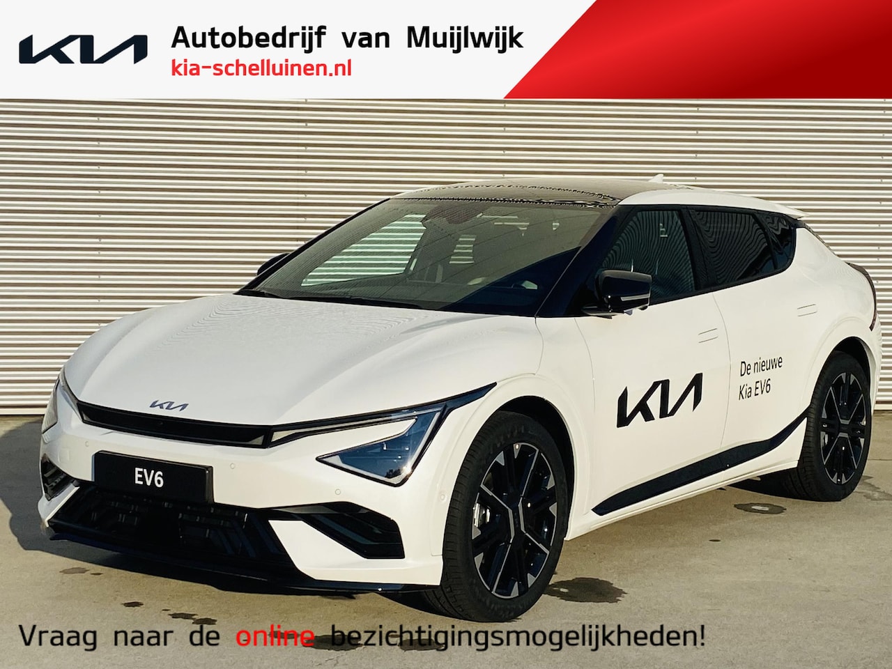 Kia EV6 - GT-Line 84 kWh NW Model !! Demo Auto !! - AutoWereld.nl