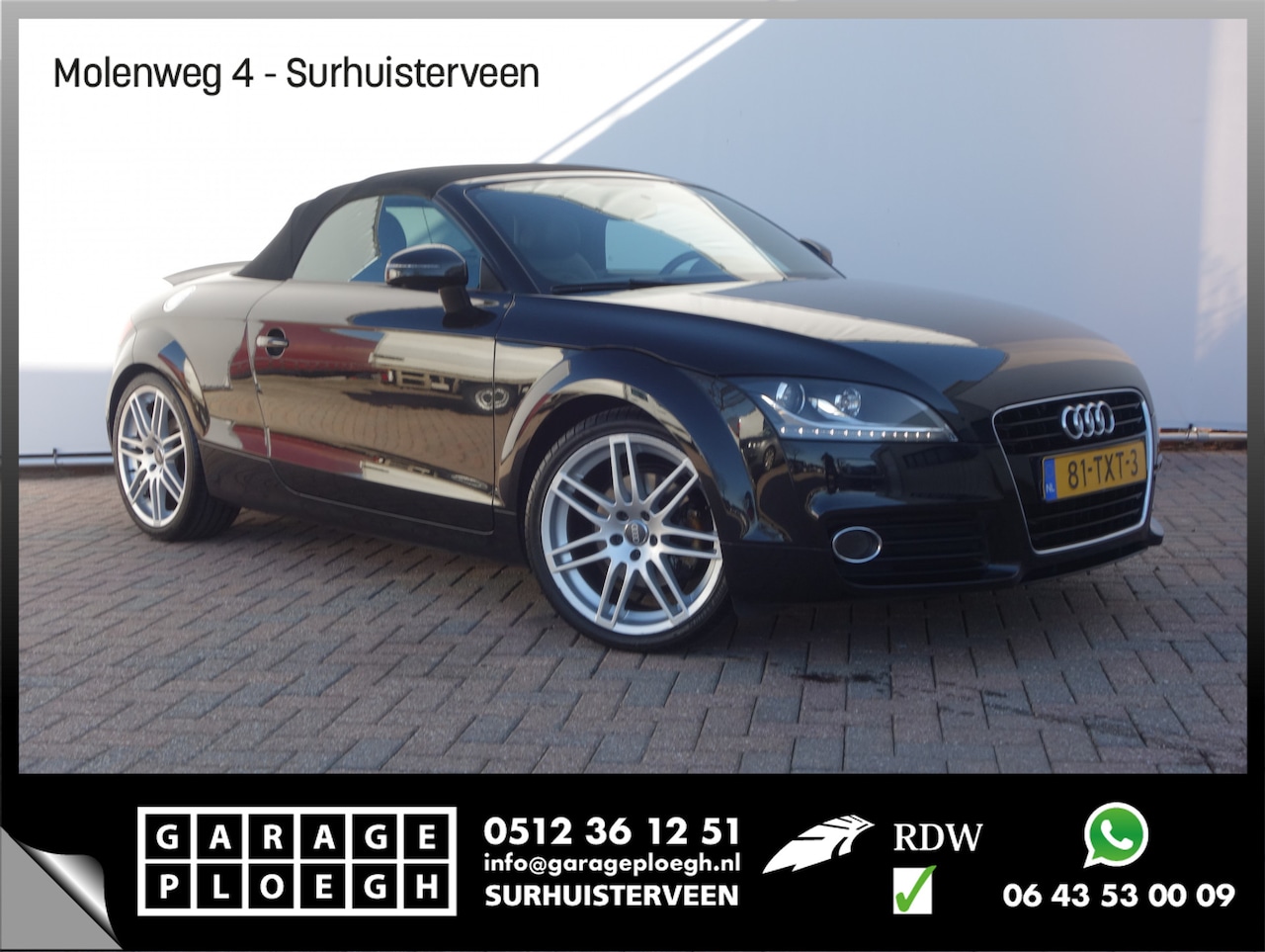 Audi TT Roadster - 1.8 TFSI Clima Cruise Leer+verwarming Voll. Onderhouden Pro Line S Cabriolet - AutoWereld.nl