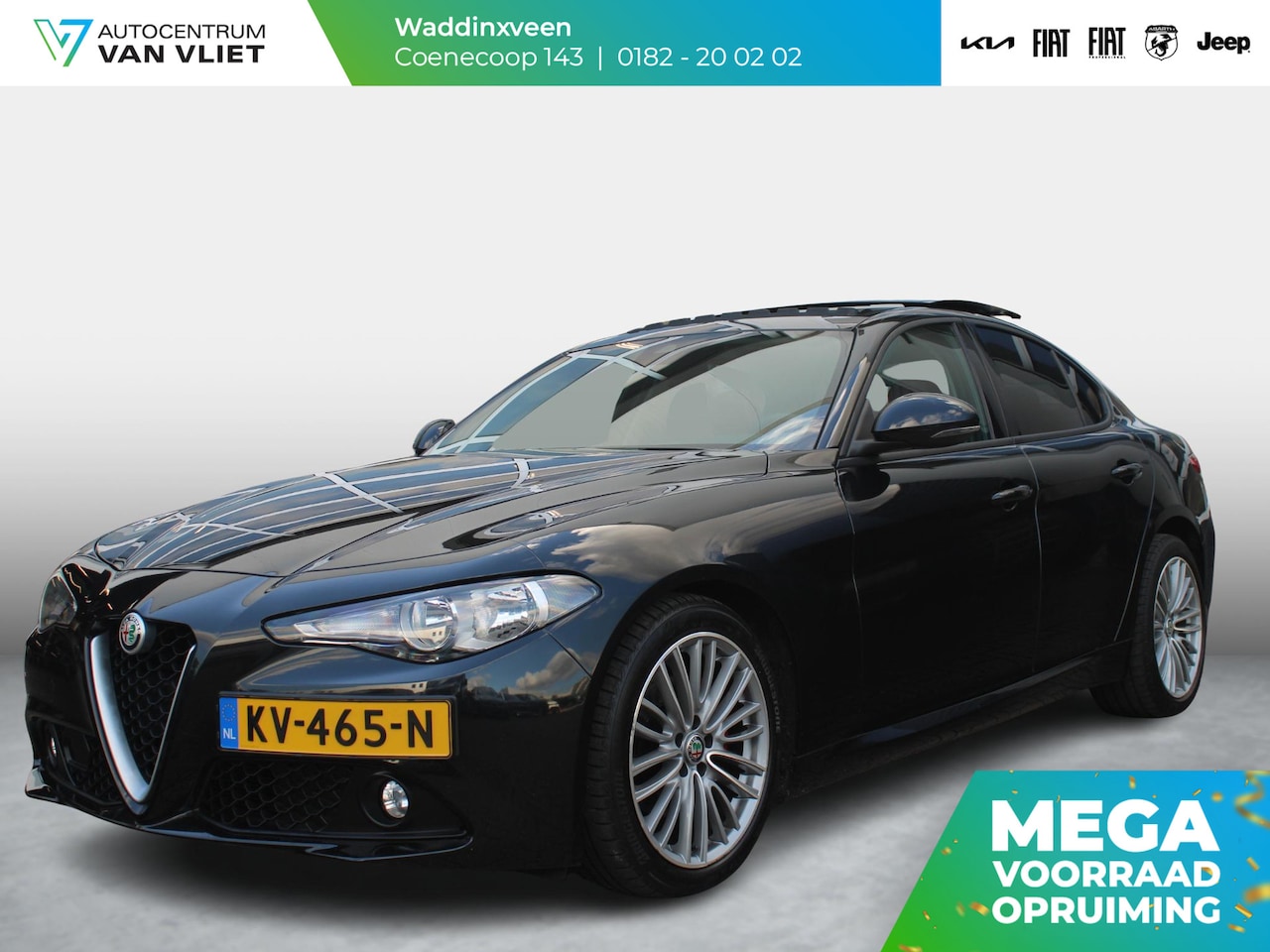 Alfa Romeo Giulia - 2.0 Turbo Aut. 200pk Super | Bruin Leder | Schuif/Kanteldak | 18" - AutoWereld.nl