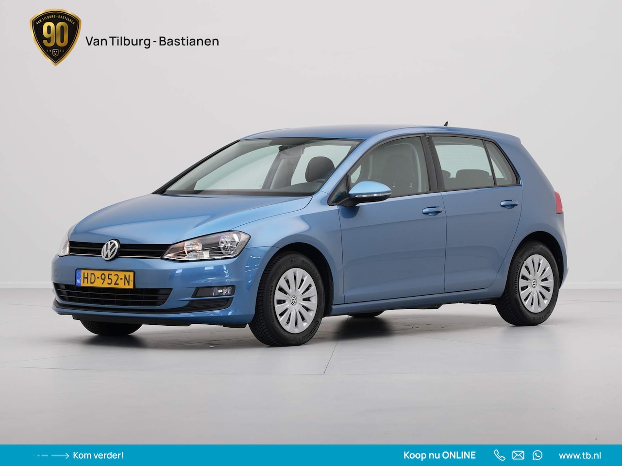 Volkswagen Golf - 1.6 TDI 110pk DSG Trendline Navigatie Airco Cruise Metallic 44 - AutoWereld.nl