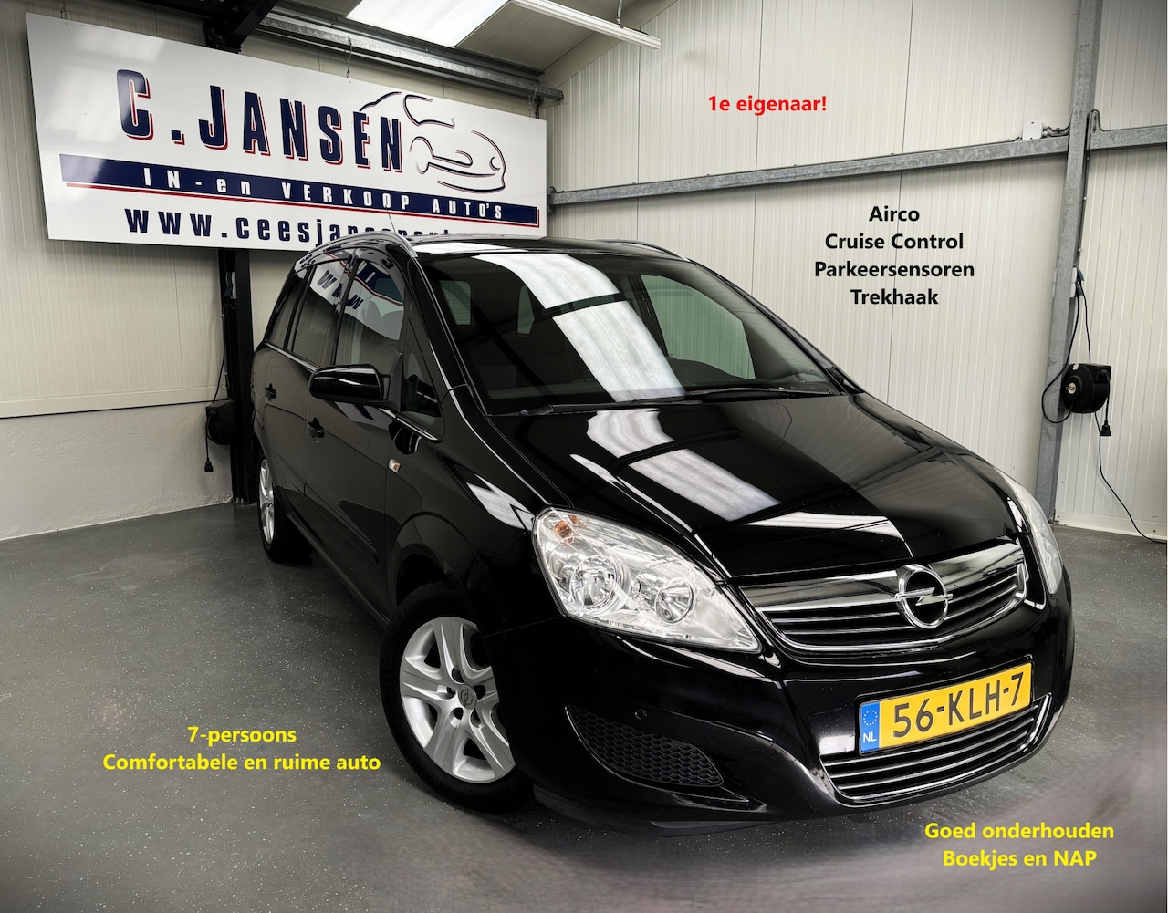 Opel Zafira - 1.6 Business 7 PERS. 1e EIGENAAR !!!! - AutoWereld.nl