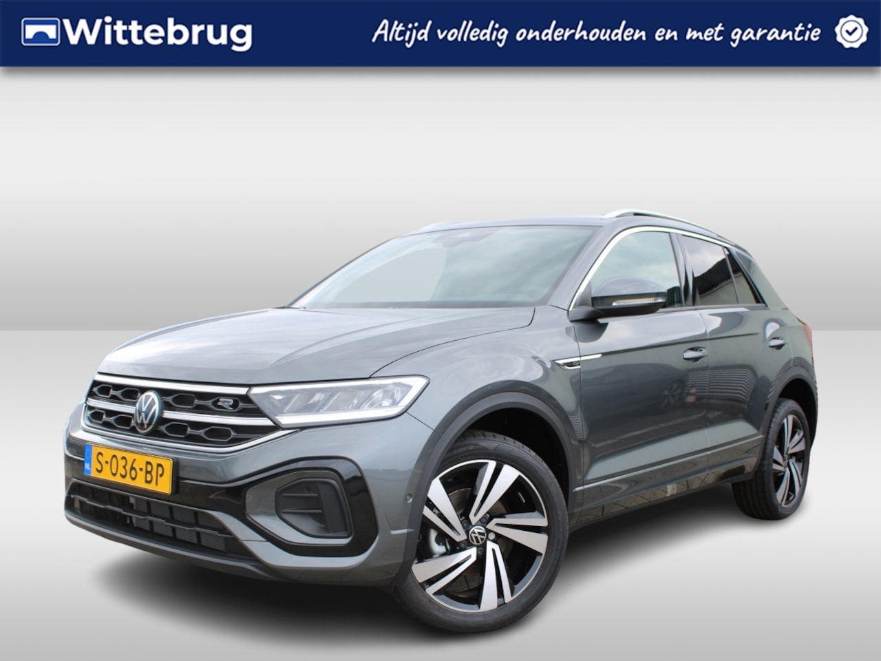 Volkswagen T-Roc - 1.0 TSI R-Line  Virtual Cockpit / 18" LMV / LED / Assistance pakket Fabrieksgarantie tot 2 - AutoWereld.nl