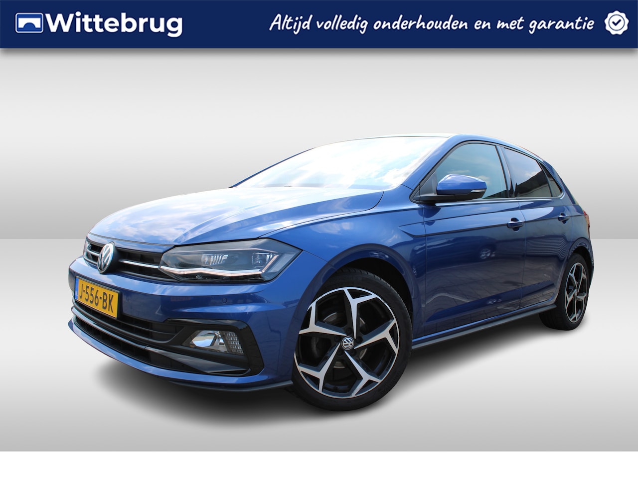 Volkswagen Polo - 1.0 TSI Highline Business R DSG Automaat R line Int. + Ext. / LED / Panoramadak / Clima / - AutoWereld.nl