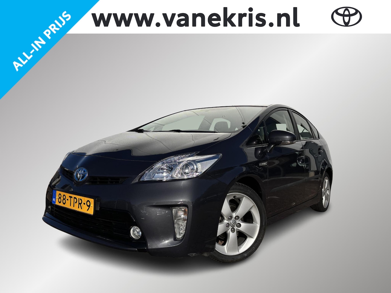 Toyota Prius - 1.8  Business 1.8 Business, Schuifdak, NAVI, Half leder, Parkeersensoren achter - AutoWereld.nl