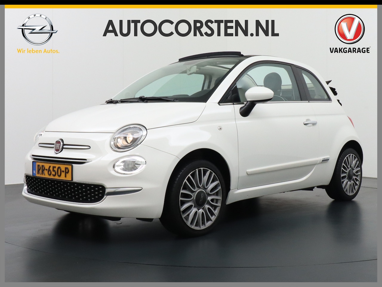 Fiat 500 C - 1.2I Cabrio Apple Carplay Android Auto Ecc Navi LMV U-Connect DAB PDC Led Bluetooth Cruise - AutoWereld.nl