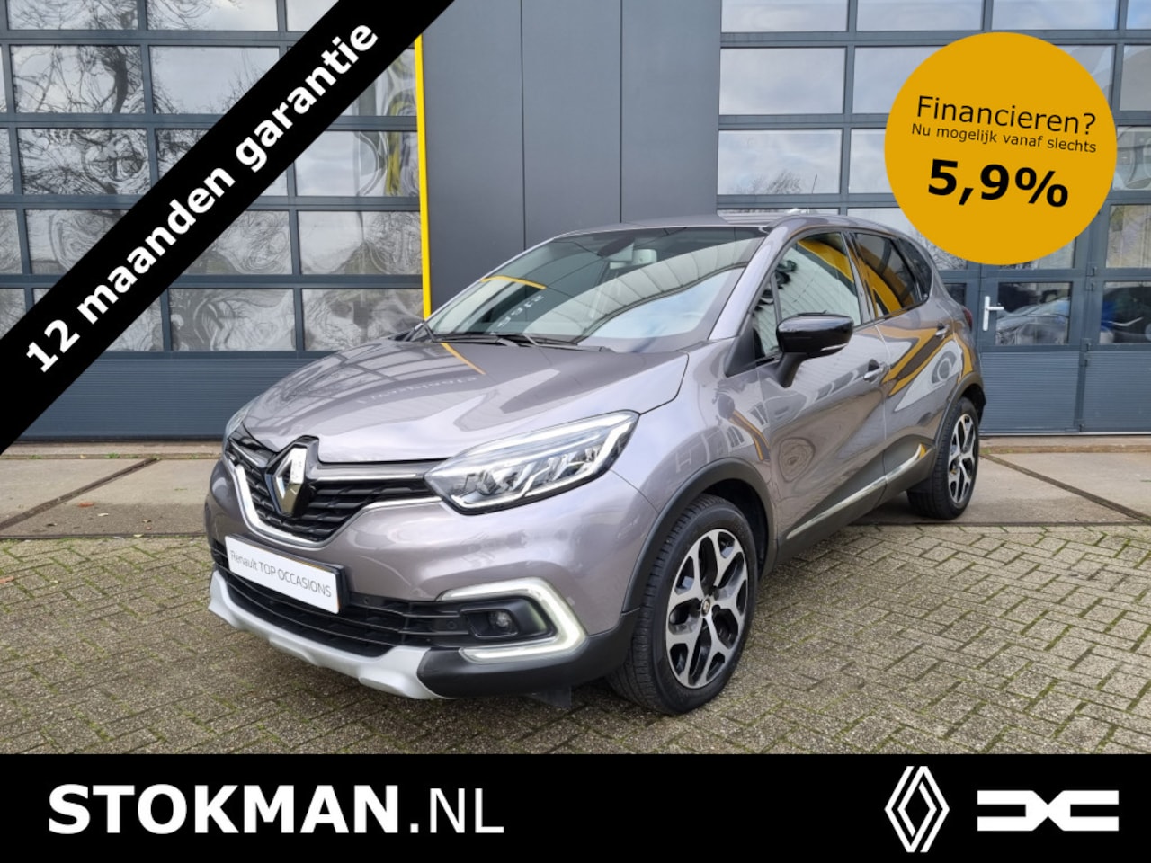 Renault Captur - 1.3 TCe 150pk AUT Intens Trekhaak | Half leder | 17"LMV | Cruise | Navigatie | Camera | in - AutoWereld.nl