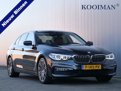 BMW 5-serie - 520d 164 Pk Executive Automaat Navigatie / LED / Camera / Leder