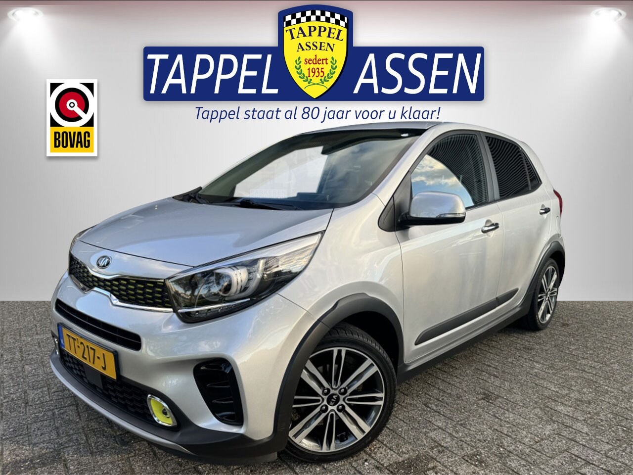 Kia Picanto - 1.0 T-GDI X-Line/ Navi/ Camera/ Leder/ stoel verw/ SUPER Complee - AutoWereld.nl