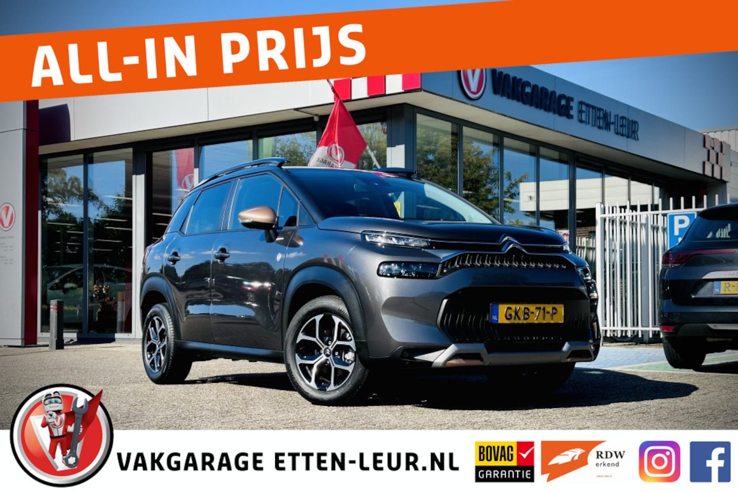 Citroën C3 Aircross - 1.2 110 C-Series / LED / PARKEERSENS. / CLIMATE CONTROL - AutoWereld.nl