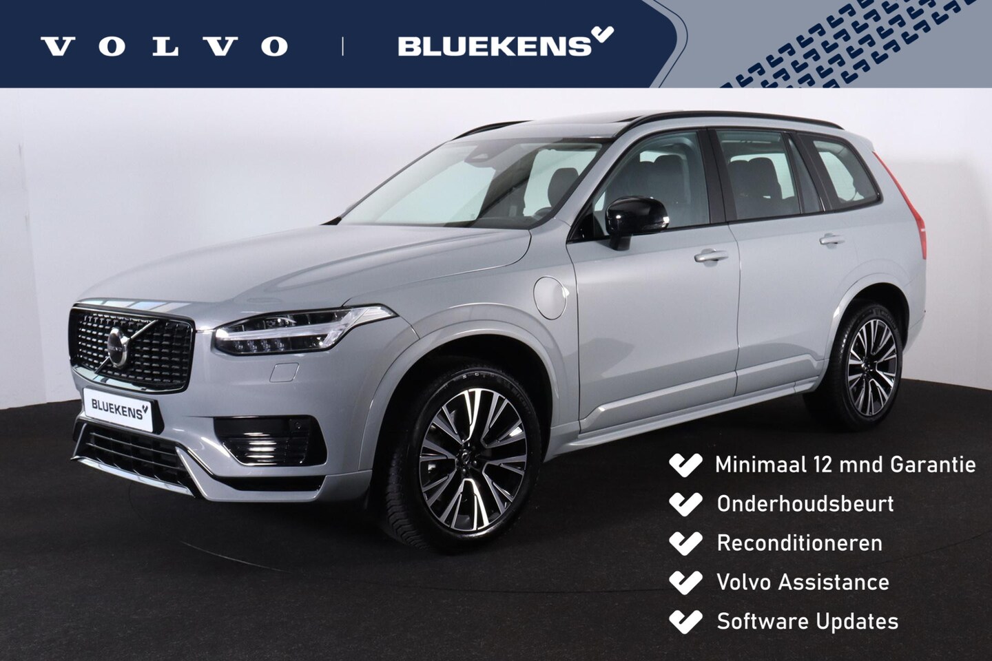 Volvo XC90 - T8 Recharge AWD Ultimate Dark - LONG RANGE - Panorama/schuifdak - IntelliSafe Assist & Sur - AutoWereld.nl