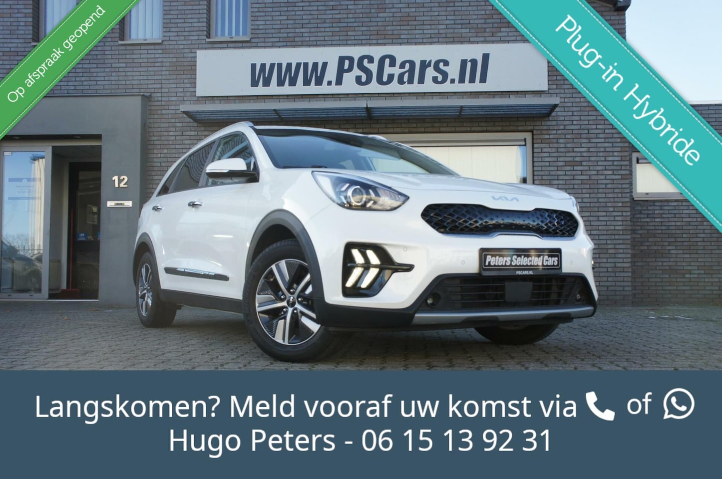 Kia Niro - 1.6 PHEV Plug-In Nw Model Camera|CarPlay Parel Wit - AutoWereld.nl