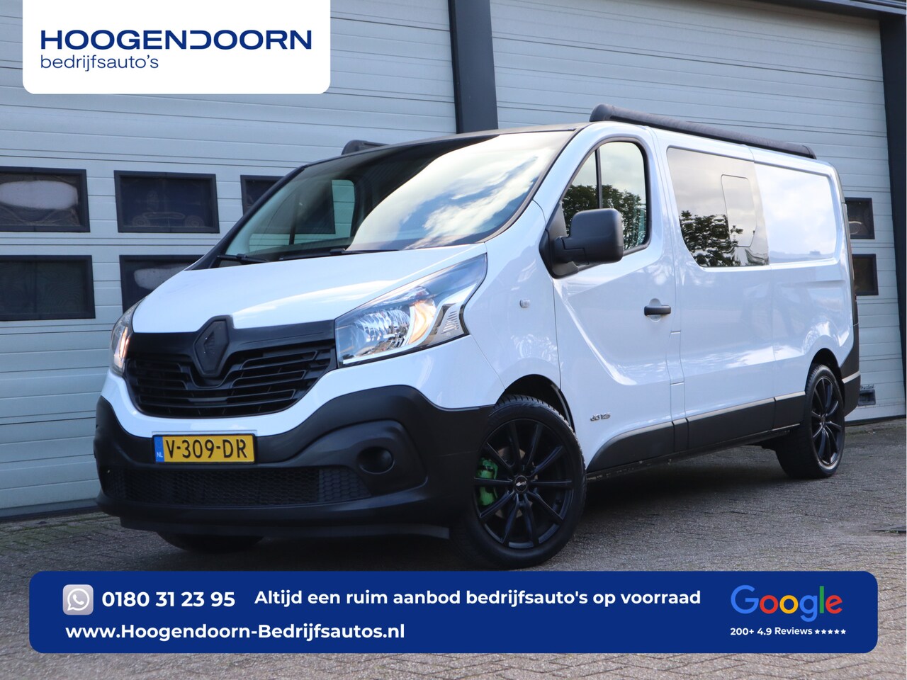 Renault Trafic - 1.6 dCi 126pk EURO 6 L2 DC 6 Pers. - Trekhaak - Navi - Cruise - AutoWereld.nl