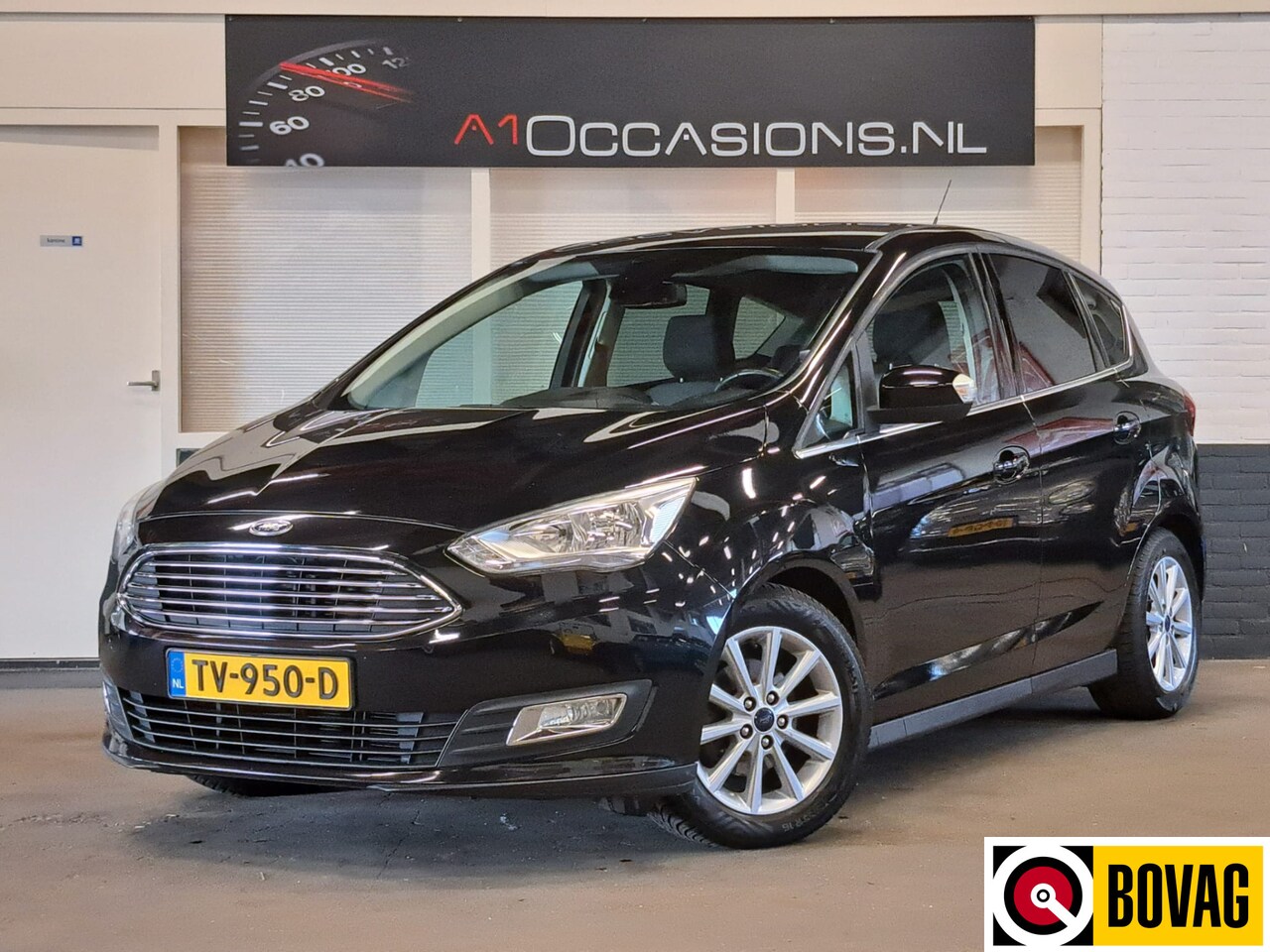 Ford C-Max - 1.0 Titanium + NAVI + STOELVERWARMING !! - AutoWereld.nl