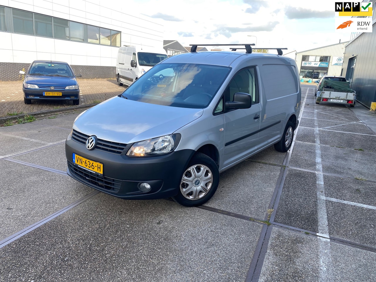 Volkswagen Caddy Maxi - 1.6 TDI Maxi/nap/1jaar apk/2e EIG/navi/airco/trekhaak/dakdragers/dealeronderhouden/zeer ne - AutoWereld.nl