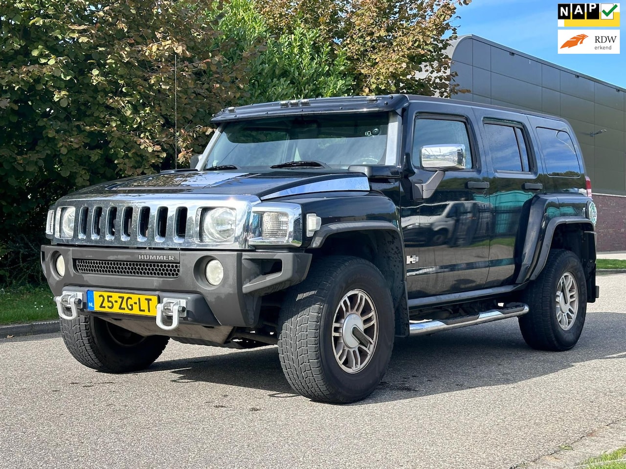 Hummer H3 - 3.7 Automaat*Leder*Airco*LM velgen*Trekhaak* - AutoWereld.nl