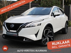 Nissan Qashqai - 1.3 MHEV 158PK Xtronic Tekna Plus Automaat Leder, Keyless, Navigatie, Apple Carplay, Andro