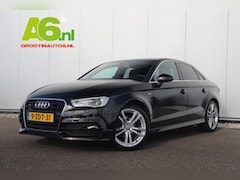 Audi A3 Limousine - 1.4 TFSI CoD Ambition S Line 150PK Trekhaak Bi-Xenon Half Leder 18 inch LMV Navigatie Blue