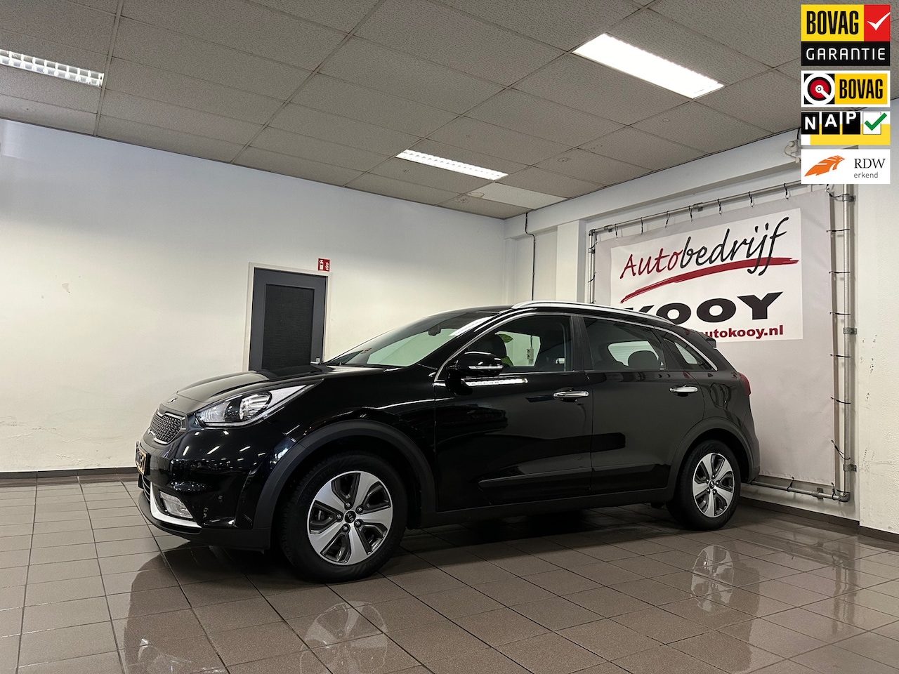 Kia Niro - 1.6 GDi Hybrid DynamicLine * Carplay / Navigatie / Cruise control / NL Auto * - AutoWereld.nl