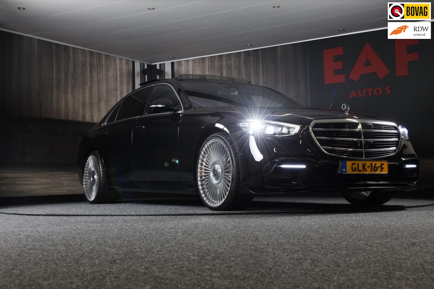 Mercedes-Benz S-klasse - 500 4MATIC Lang AMG Line / Autonoom Rijden / Head Up / 360 Camera / Acc / Burmester / Chau - AutoWereld.nl