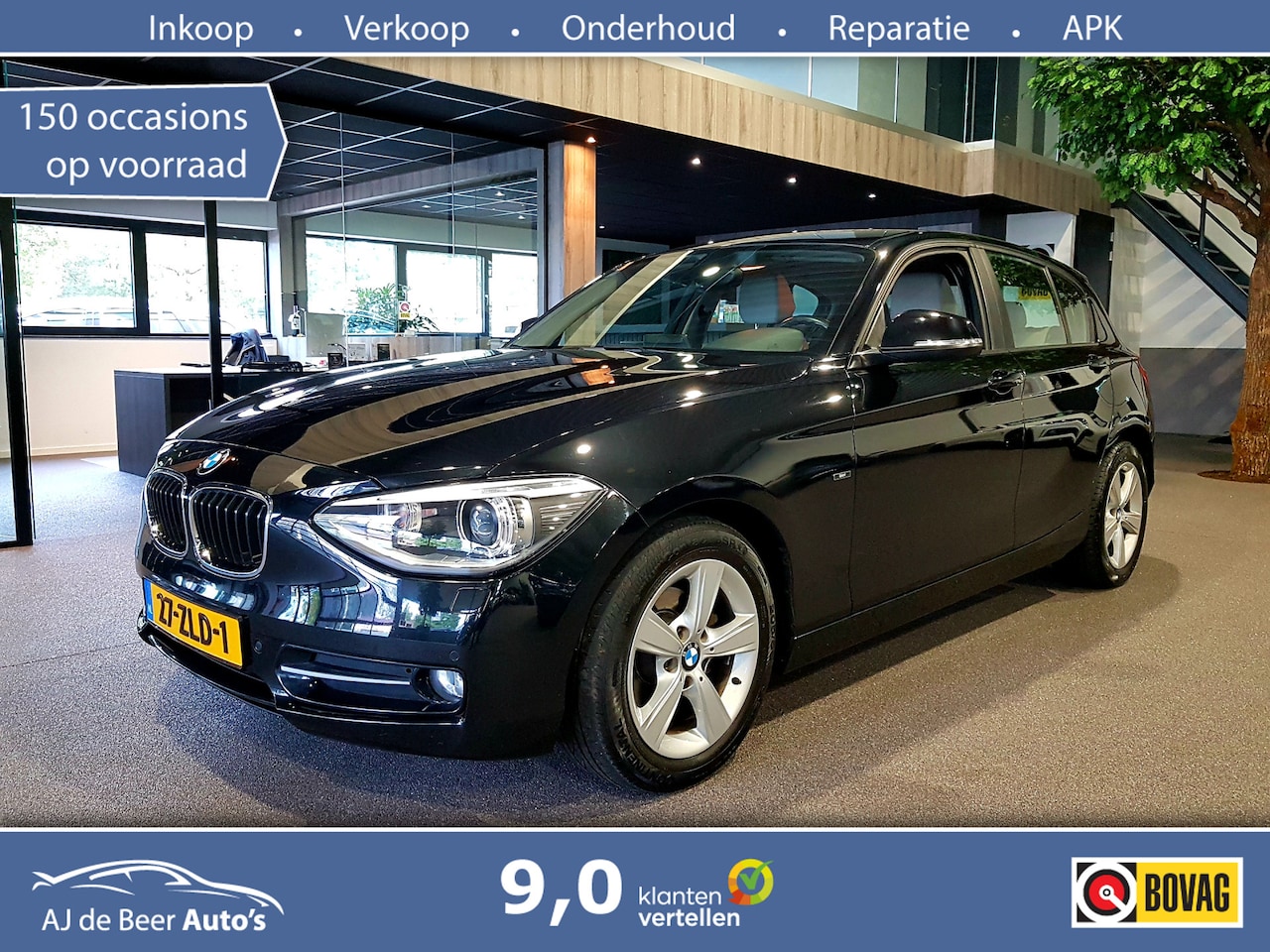 BMW 1-serie - 116i Upgrade Edition Volleder | Navigatie | Xenon | Airco | Cruise - AutoWereld.nl