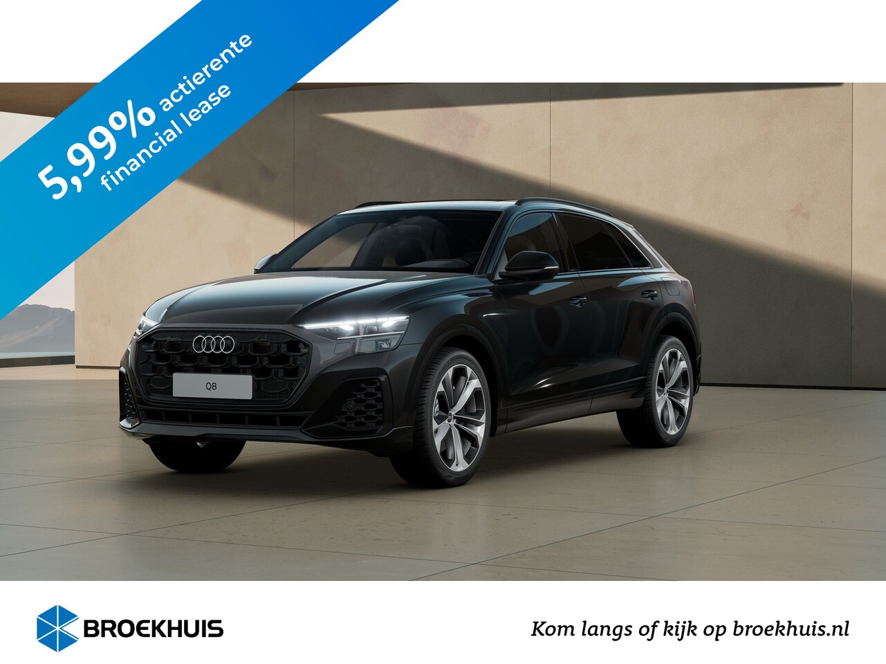 Audi Q8 - 55 TFSI e 394 Tiptronic Pro Line S | Adaptive air suspension sport | Bang & Olufsen Premiu - AutoWereld.nl