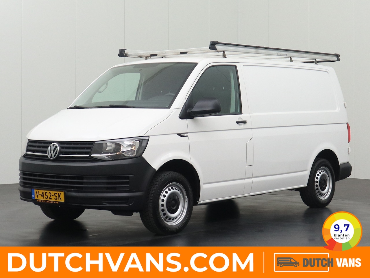 Volkswagen Transporter - 2.0TDI 102PK Achterdeuren | Imperiaal | Trekhaak | Airco | 3-Persoons | Betimmering | Acht - AutoWereld.nl