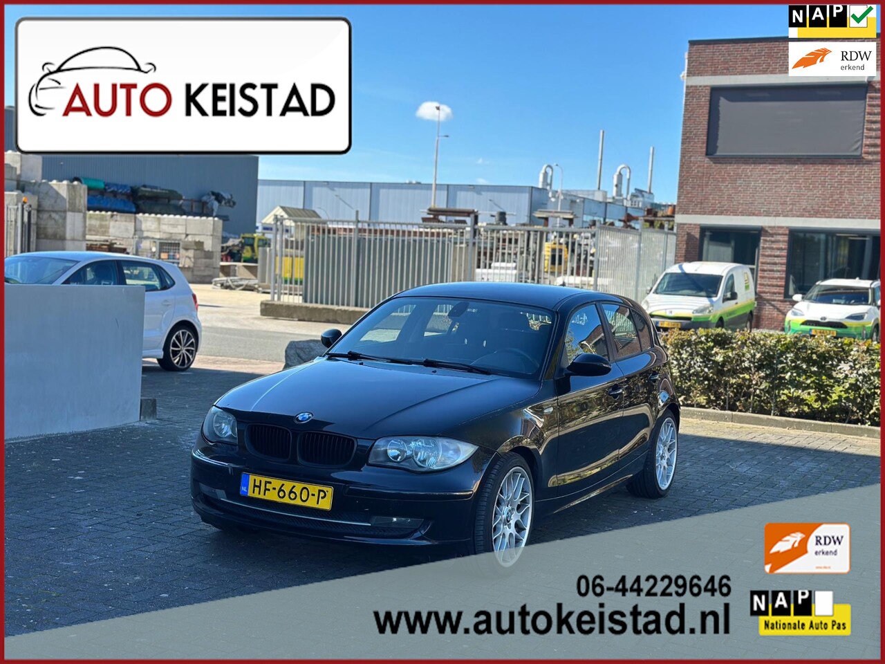 BMW 1-serie - 118i 5-DEURS 6-BAK CLIMA/ELEKTR. PAKKET! FACELIFT! - AutoWereld.nl