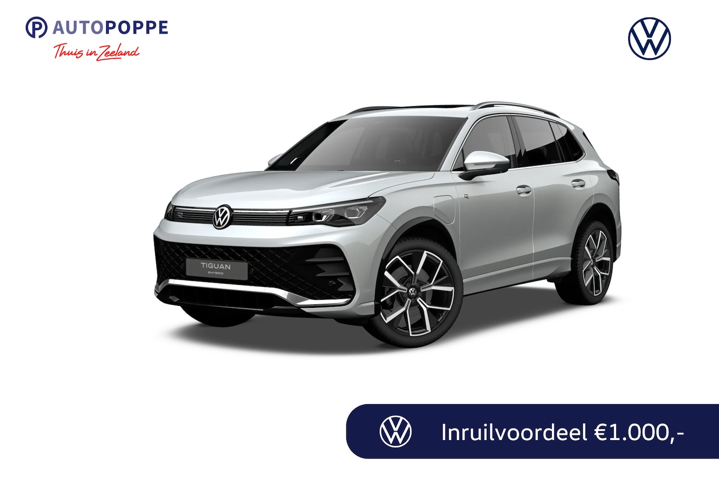 Volkswagen Tiguan - 1.5 eHybrid 204 6DSG R-Line Edition | 'App-Connect' draadloze smartphone integratie | Auto - AutoWereld.nl