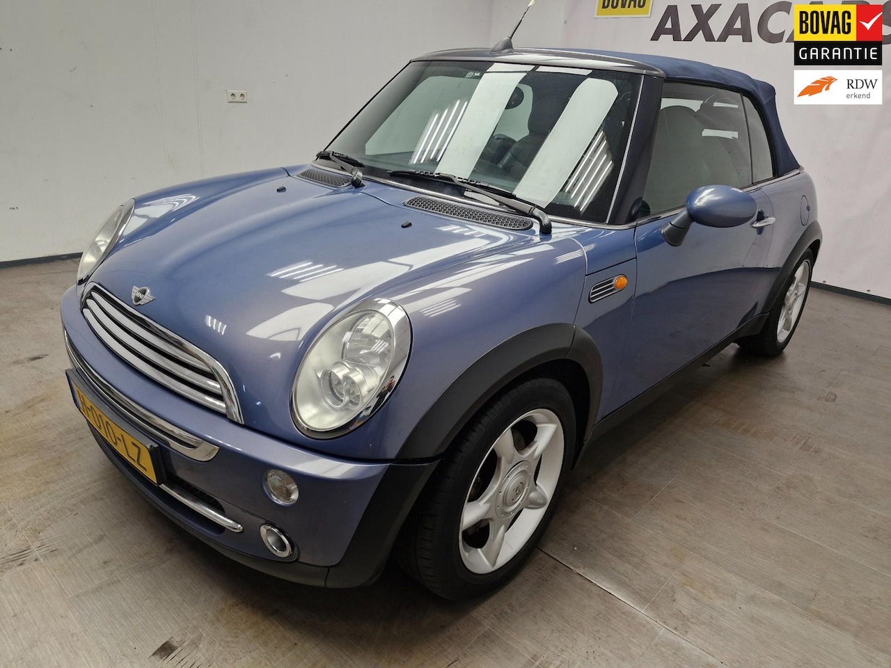 MINI Cabrio - Mini 1.6 Cooper GARANTIE ! CABRIO ! AIRCO ! NIEUWE APK ! - AutoWereld.nl