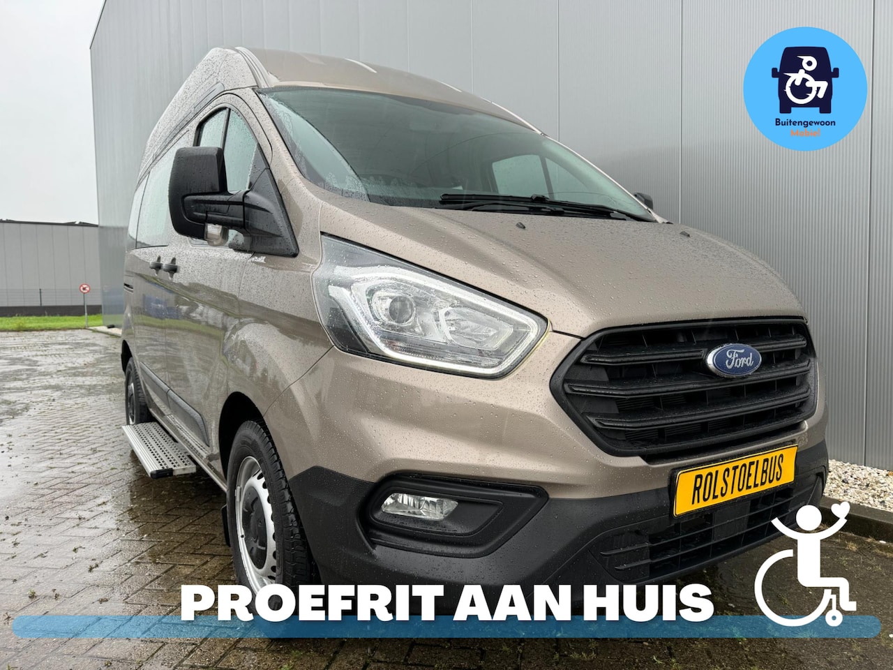 Ford Transit Custom - 2021 Rolstoelbus (Airco) 3+1 Rolstoelzitplaats - AutoWereld.nl