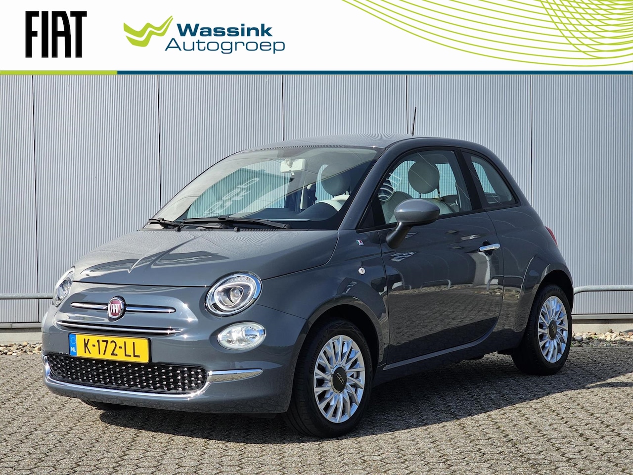 Fiat 500 - 70pk Hybrid Lounge | Airco | Cruise Control | Bluetooth - AutoWereld.nl