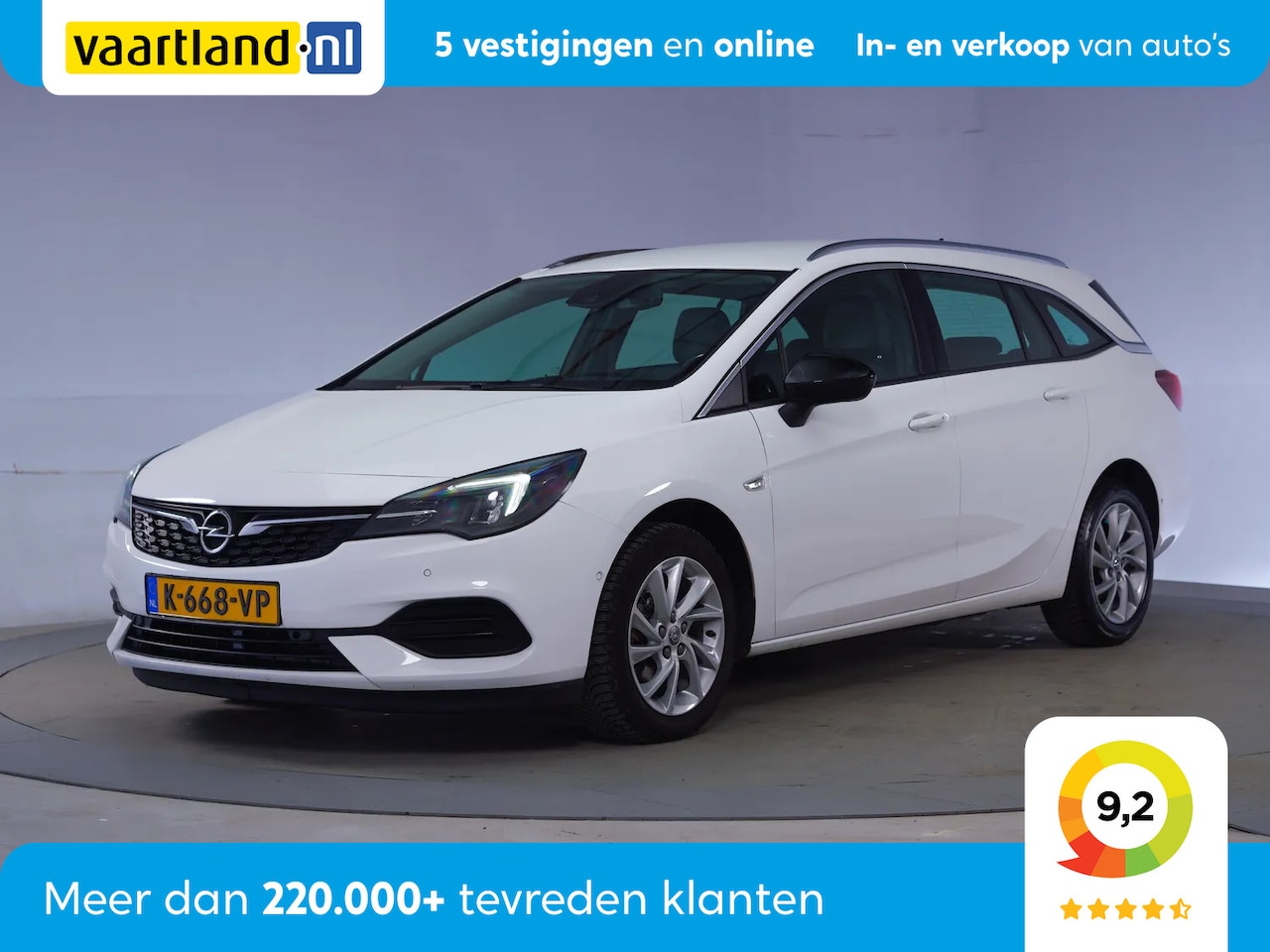 Opel Astra - 1.2 Business Elegance [ Cruise Camera Parkeersensoren ] - AutoWereld.nl