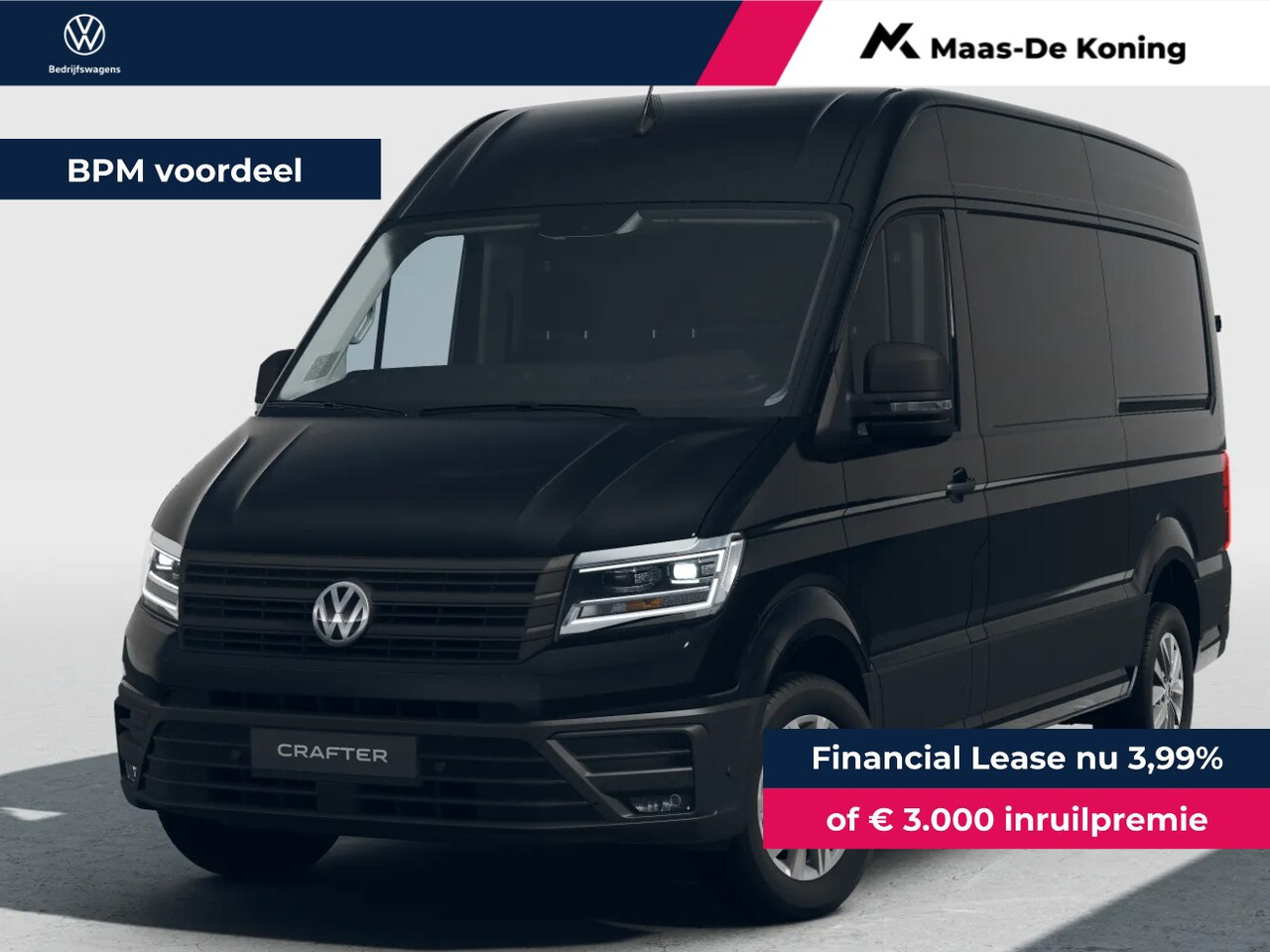 Volkswagen Crafter - Bedrijfswagens 35 Exclusive 2.0TDi 140pk Automaat L3H3 - AutoWereld.nl