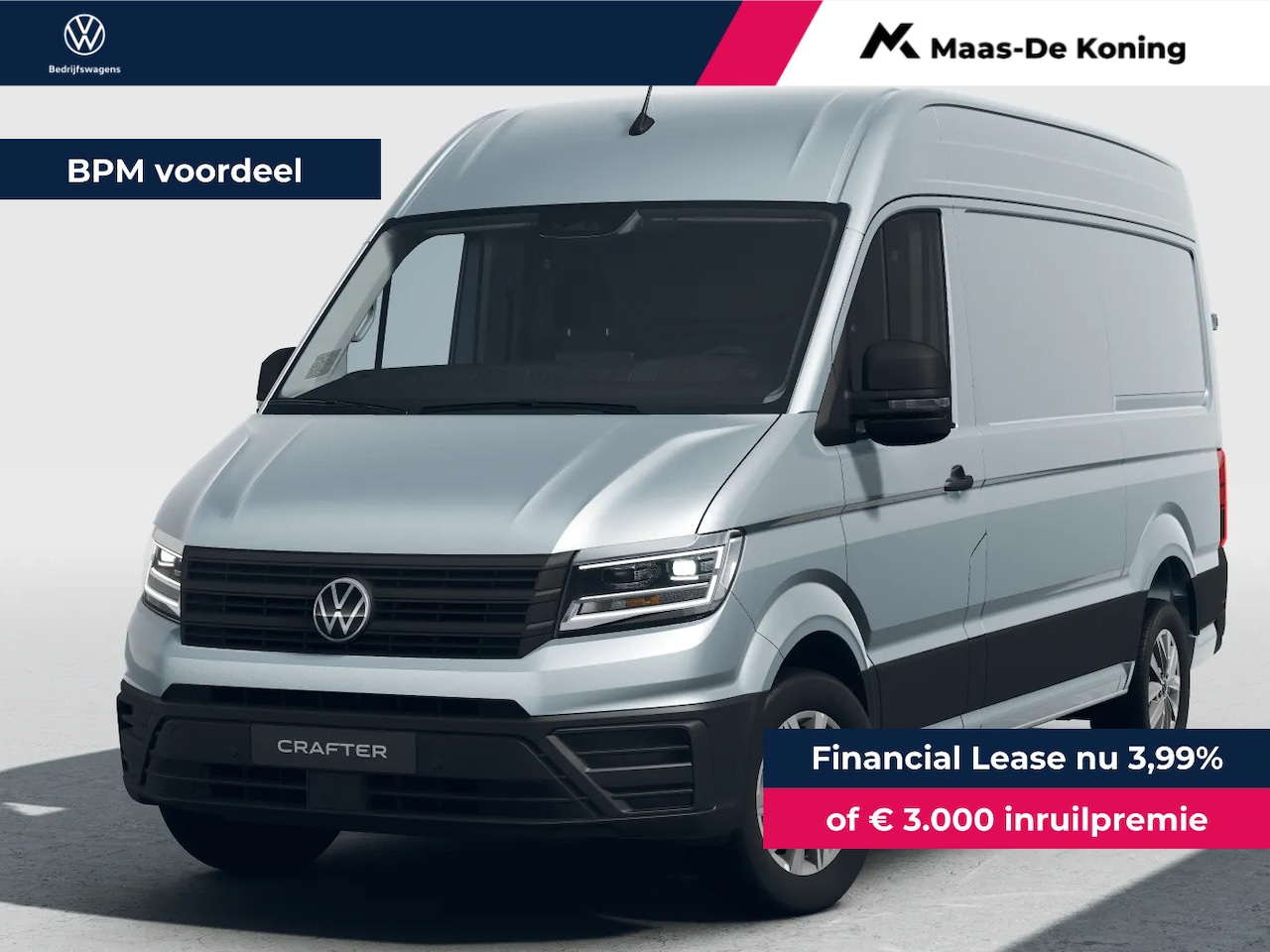 Volkswagen Crafter - Bedrijfswagens 35 Exclusive 2.0TDi 140pk Automaat L3H3 - AutoWereld.nl