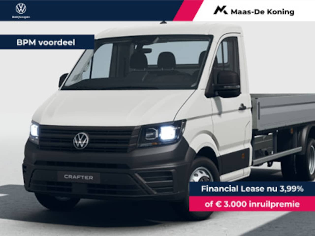 Volkswagen Crafter - Bedrijfswagens Pick-Up 50(35) 2.0TDi 164pk Trendline L4 - AutoWereld.nl