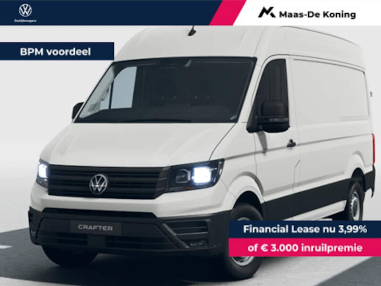 Volkswagen Crafter - Bedrijfswagens 35 Highline 2.0TDi 140pk Automaat L3H3 - AutoWereld.nl