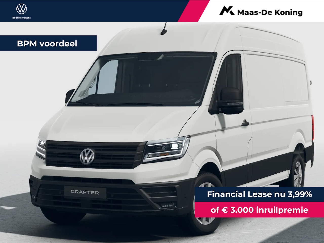 Volkswagen Crafter - Bedrijfswagens Exclusive L3 2.0 TDI EU6 103 kW (140 pk) GVW 3.5T - AutoWereld.nl