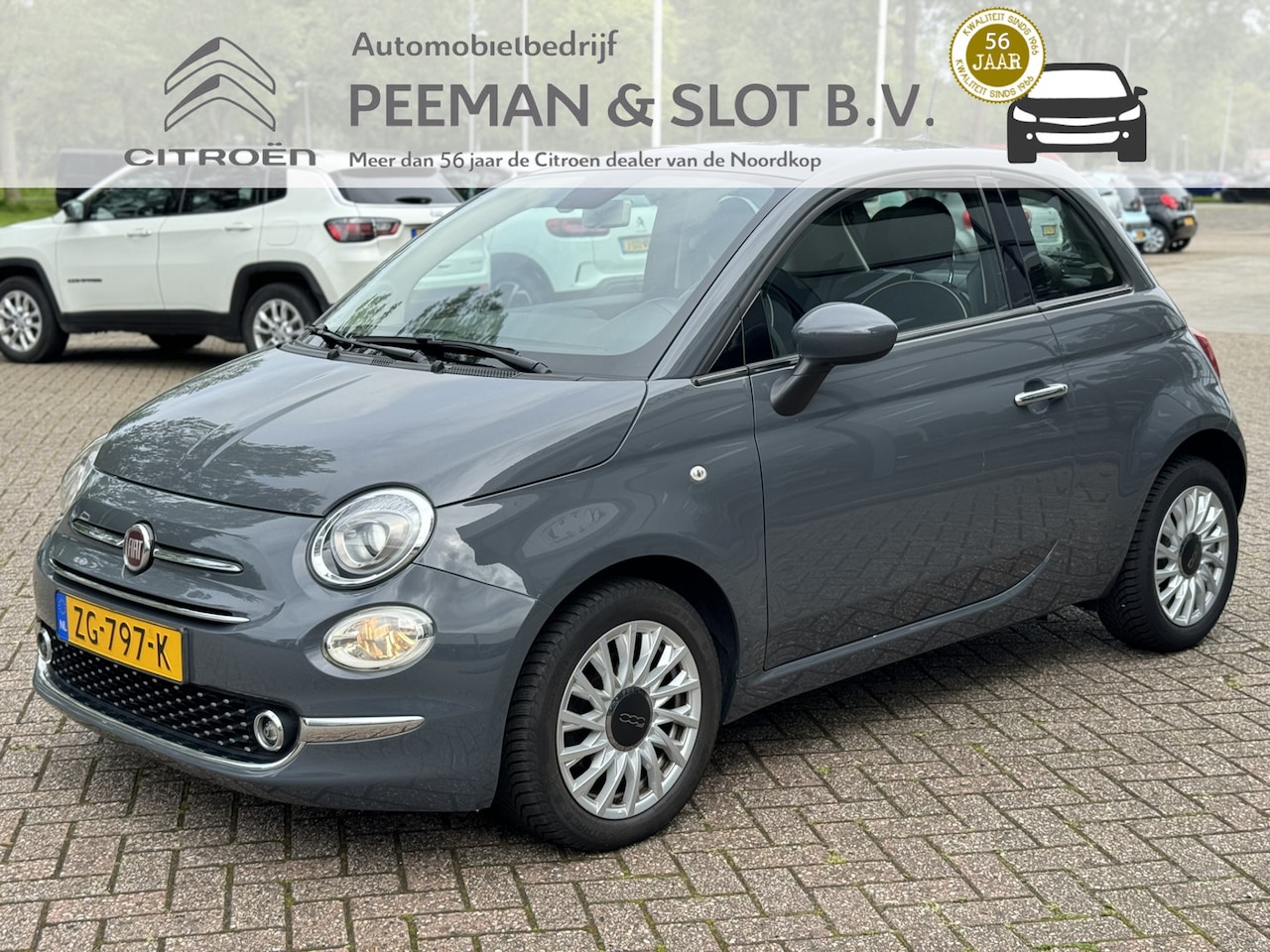 Fiat 500 - 0.9 TwinAir Turbo Lounge Navigatie | GlazenDak| Cruise Controle - AutoWereld.nl