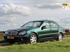 Mercedes-Benz C-klasse - 320 Classic green*Leder*schuif/kanteldak*Stoelvw.*Youngtimer