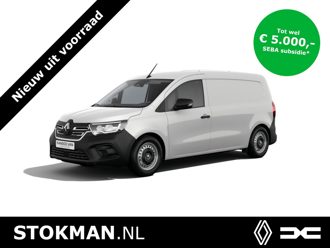 Renault Kangoo E-Tech - Advance 22 kW L2 123 pk | Climat Control | 22 kW AC laden | Sensoren achter | 1.500 kg tre - AutoWereld.nl