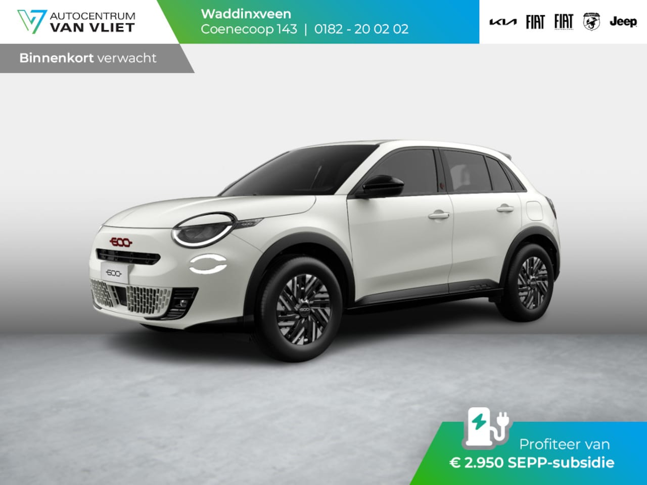 Fiat 600e - RED 54 kWh | Clima | Adapt. Cruise | 16" | PDC | Apple Carplay | *SEPP Subsidie € 2.950,- - AutoWereld.nl