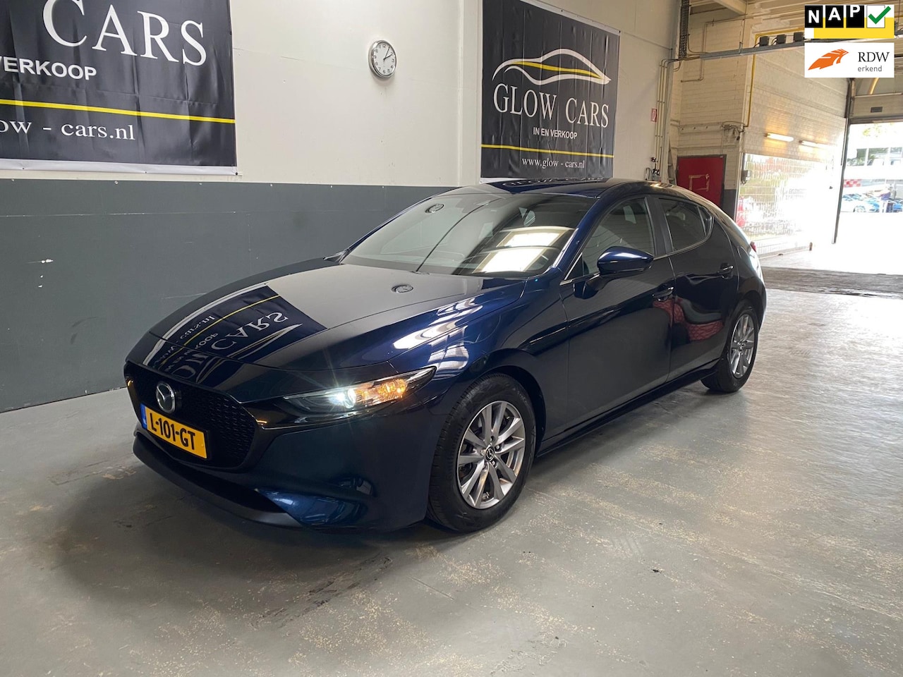 Mazda 3 - 2.0 e-SkyActiv-G M Hybrid 122 AIRCO|ACC|PDC|HEAD-UP| - AutoWereld.nl