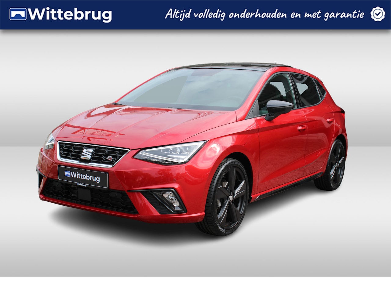 Seat Ibiza - 1.0 TSI 95pk FR Black Edition / Panoramadak / Virtual Cockpit / 18" LMV / Alcantara / LED - AutoWereld.nl