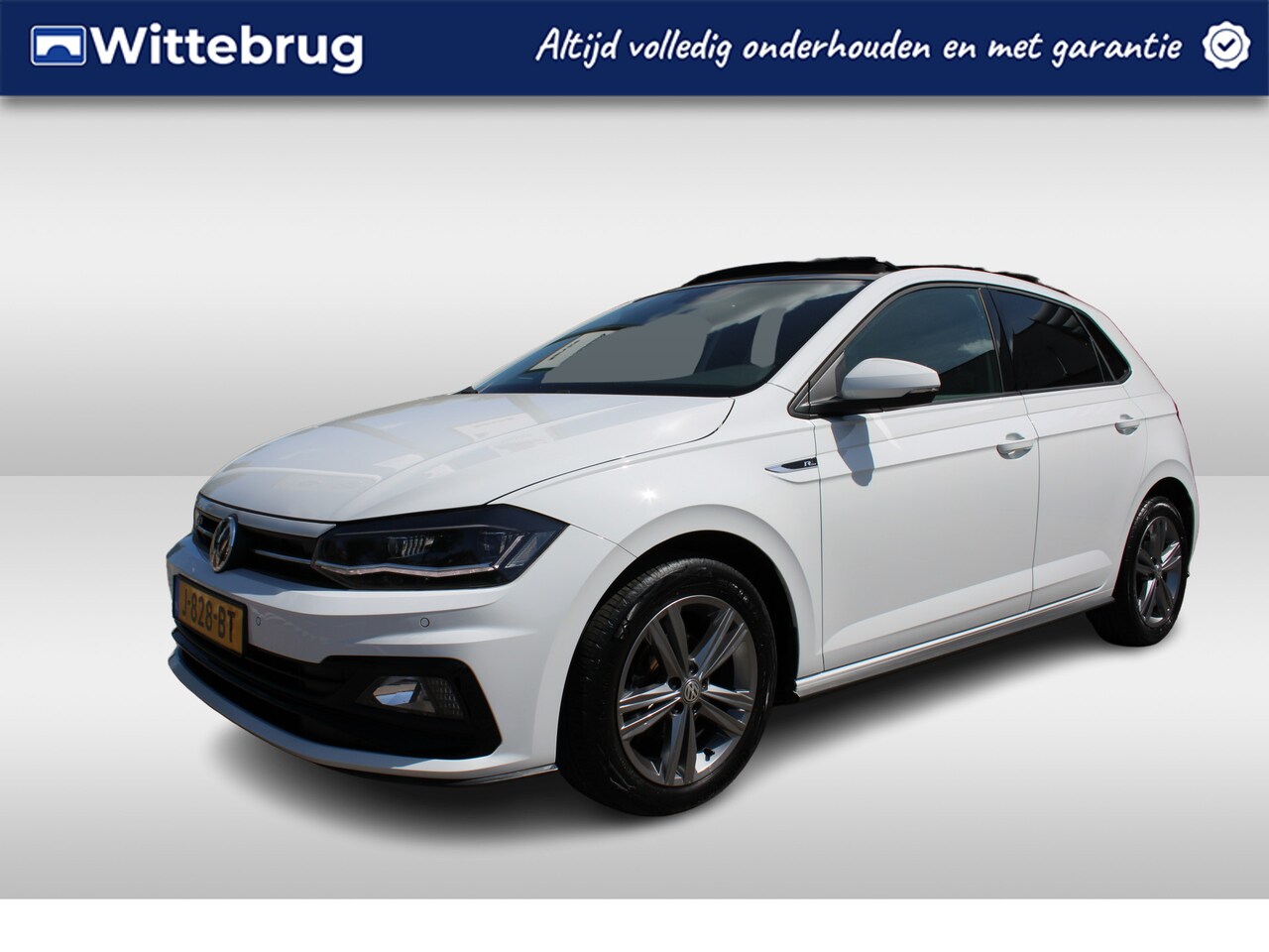 Volkswagen Polo - 1.0 TSI 95pk Highline / Panoramadak / Digitale Cockpit / Led/  R-Line Exterieur & Interieu - AutoWereld.nl