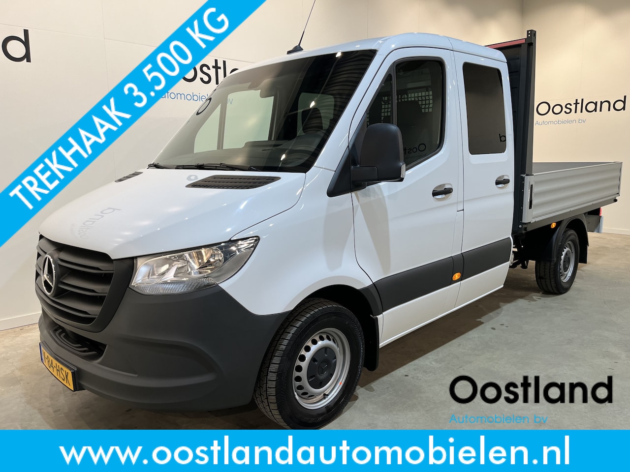 Mercedes-Benz Sprinter - 315 CDI L2 RWD DC Dubbel Cabine Open Laadbak / Euro 6 / Trekhaak 3500 KG / Airco / 11.500 - AutoWereld.nl