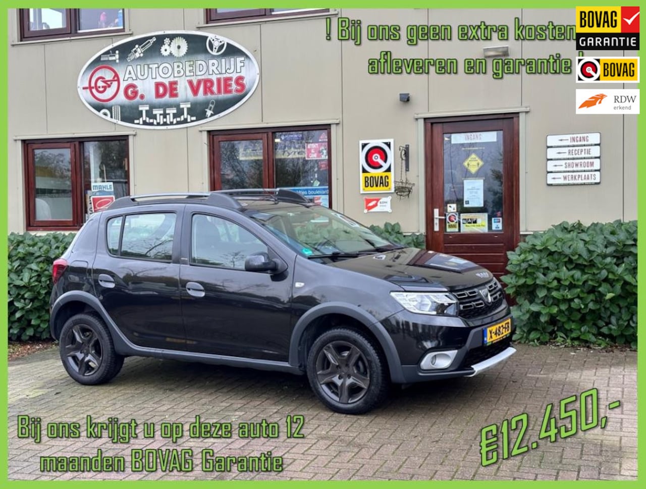 Dacia Sandero Stepway - 0.9 TCe Tech Road - Prijs inclusief 12 maanden BOVAG-garantie en afleveren – - AutoWereld.nl