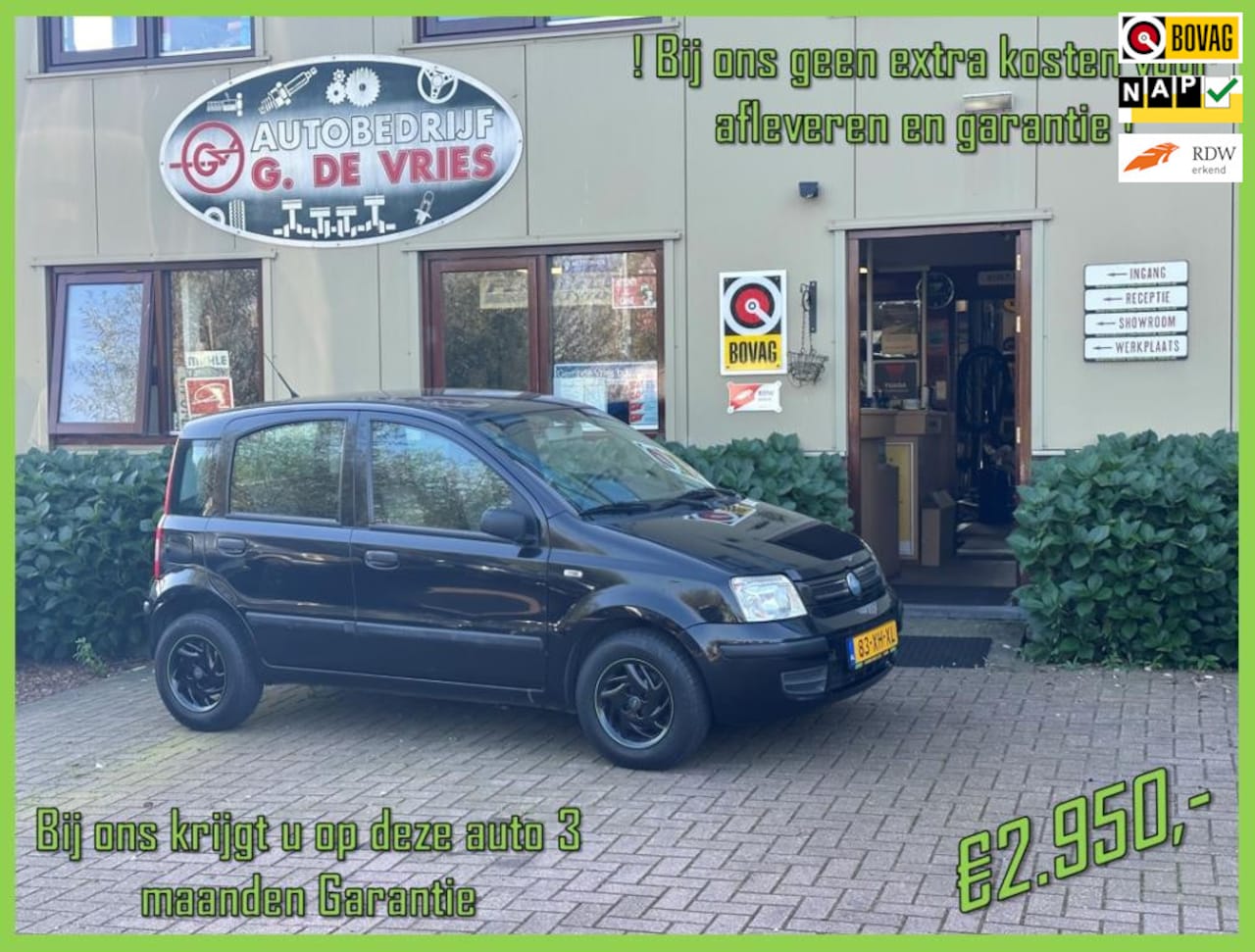 Fiat Panda - 1.1 Active - Prijs inclusief 3 maanden garantie en afleveren - - AutoWereld.nl