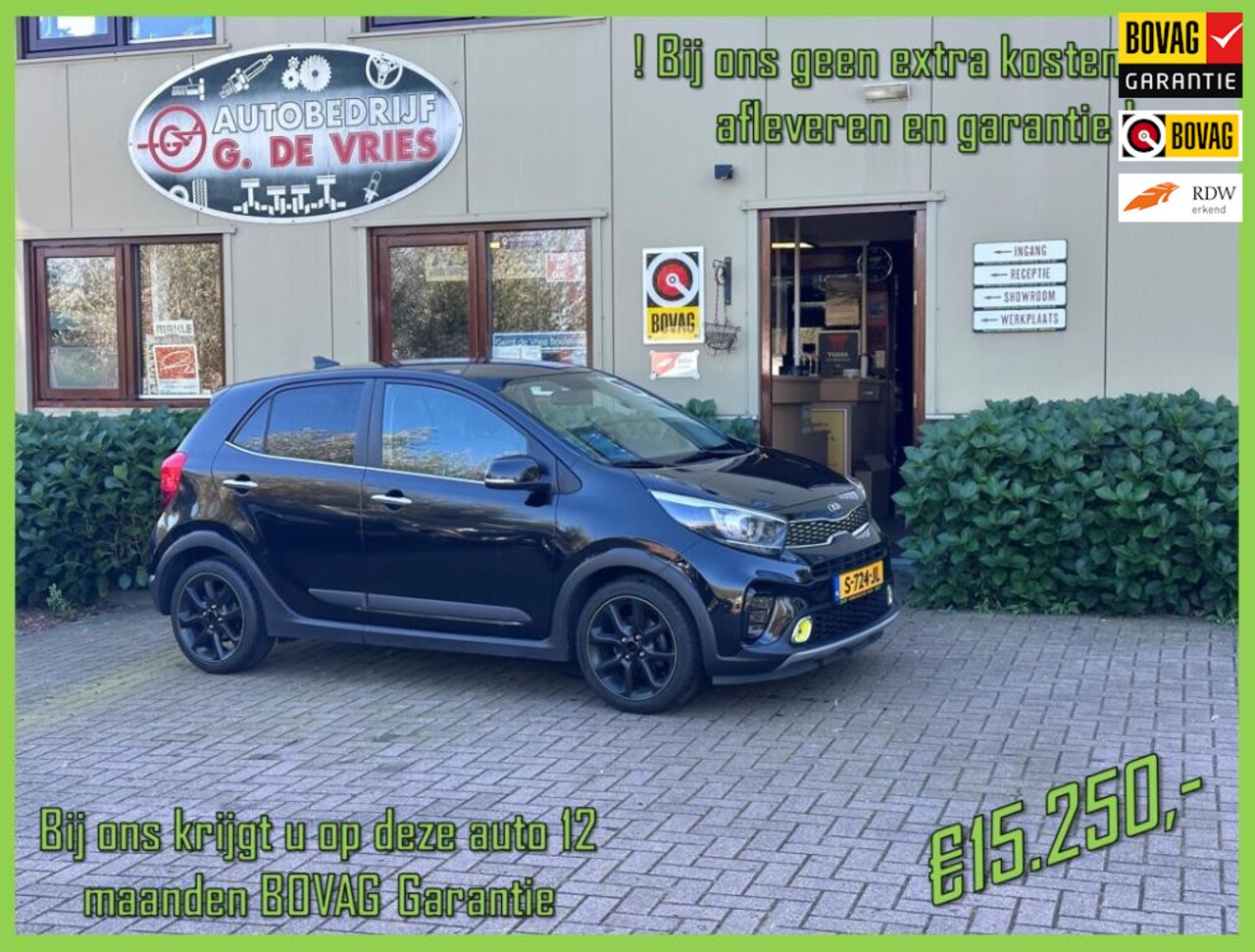 Kia Picanto - 1.0 T-GDI X-Line - Prijs inclusief 12 maanden BOVAG-garantie en afleveren – - AutoWereld.nl