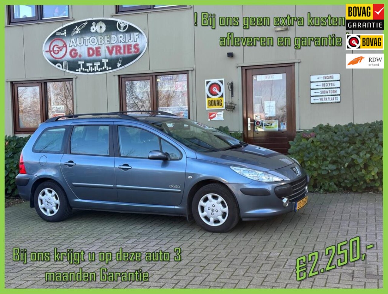 Peugeot 307 Break - 1.6 HDiF Oxygo - Prijs inclusief 3 maanden garantie en afleveren - - AutoWereld.nl